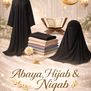 Abaya with Hijab and Niqab
